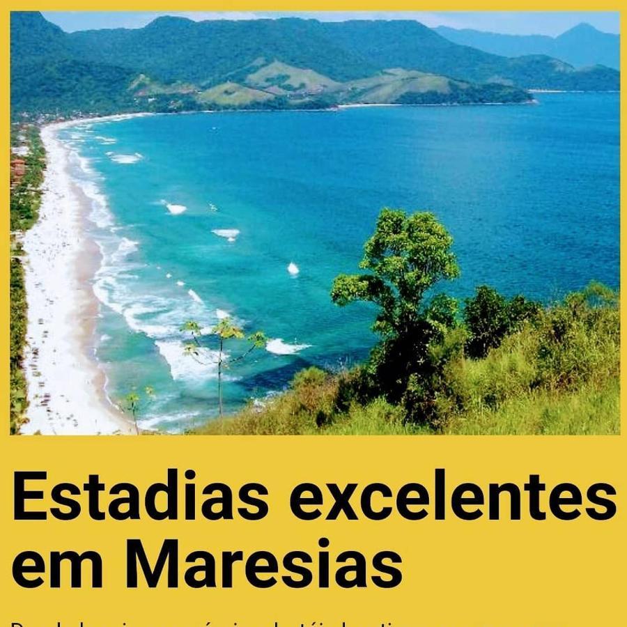 Casa Na Praia De Maresias Em Condominio Com Piscina Aquecida Na Av Principal De Maresias Esterno foto